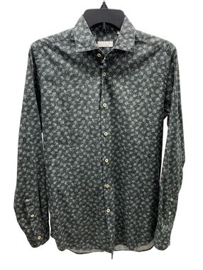 Glanshirt by Slowear Gray Floral Dress/Casual Shirt 15 / 38